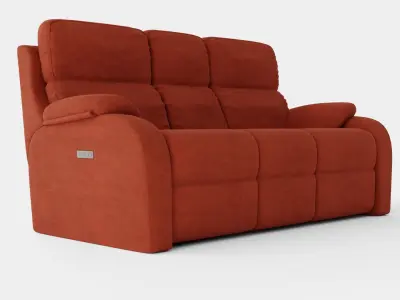 Umber Sofa Low-poly 3D model