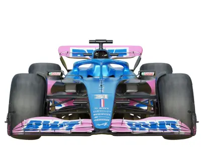 F1 Alpine A523 2023 3D model