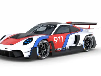 Porsche 911 GT3 R Rennsport 2023 3D model