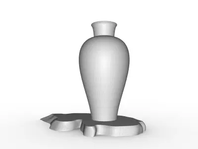 Shigaraki-like jar 3D model