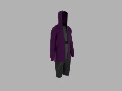 Sport Suit Low-poly 3D model
