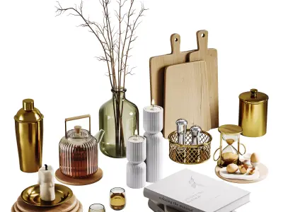 Decorative Set 03 3D model