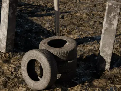 Silent Perimeter assets Free 3D model