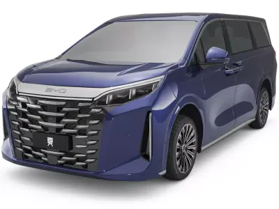 2025 BYD M9 3D model