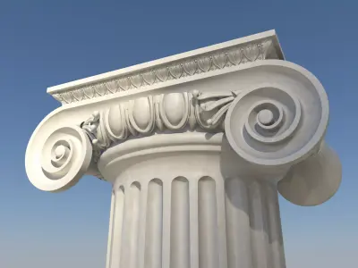 ionic column 3D model