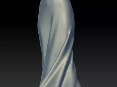 Turn around Dress vase base V2 3D print model