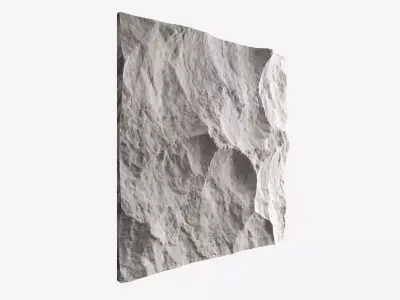 54-RockPanel piece of rock 3D model