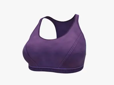 Daily Sport Bra Low-poly 3D model