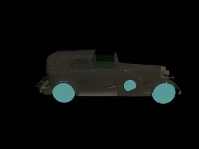 CADILLAC vintage car Free 3D model