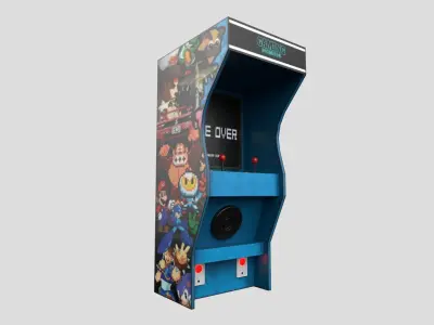Arcade Games Low-poly 3D model