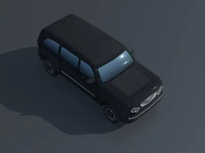 Low Poly Cars - 11 Cars Game-ready  - mobile ready 3D model