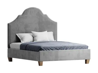 Double bed Guss P 3D model