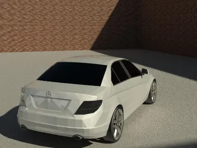 Mercedes-Benz C-Class W204  3D model