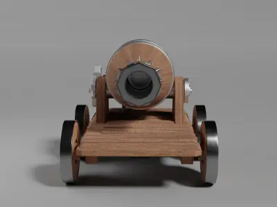 War Cannon 3D model