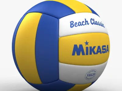 Ball for voleyball or waterpolo 3D print model