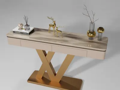 Porch Luxury console 3D Model 3D model