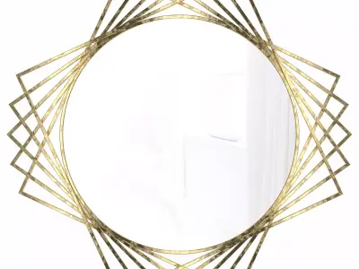 Scheer Wall Mirror 3D model