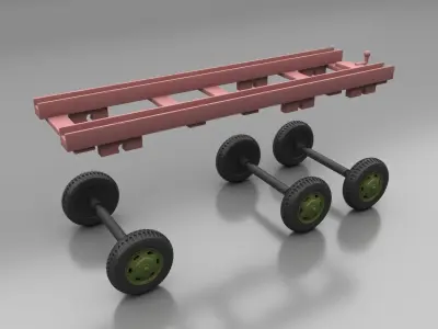 3D Printable Vehicle Main Body 3D model