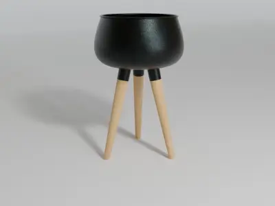 Collection of flower pots