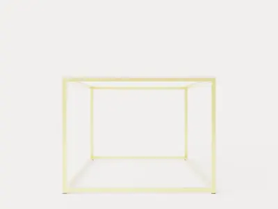 Nelly Coffee Table 120 Cm Low-poly 3D model