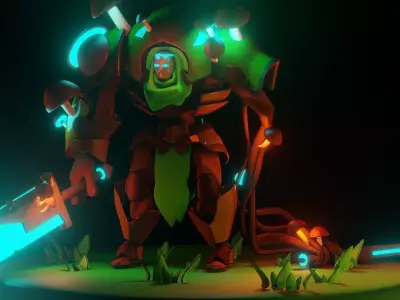 monster  Free low-poly 3D model