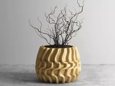 vase 3d print 544 3D print model