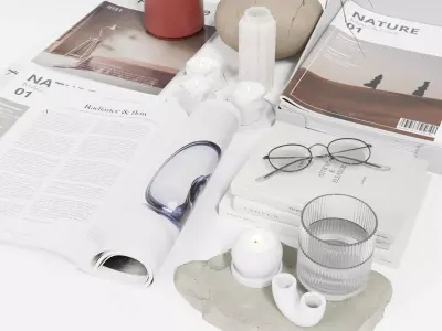 Decor set 3D model get