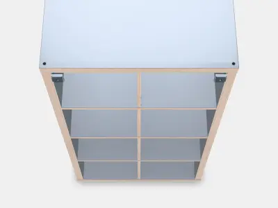 KALLAX Shelving unit 3 Low-poly 3D model