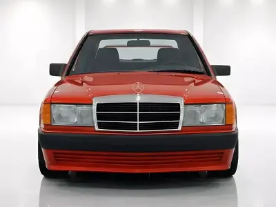 Mercedes Benz 190E Low-poly 3D model by subhanyahyayev64