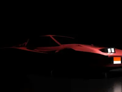 Ferrari Testarossa 3D model