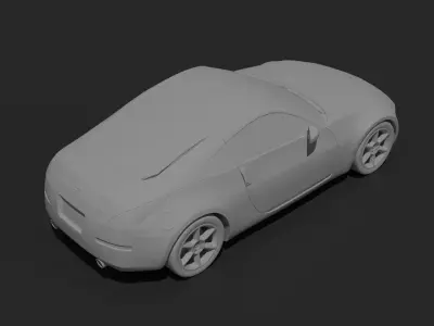 Nissan 350Z 3D print model