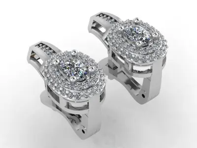 Mini Set Ring Pendant Earrings STL 3DM Womens Jewelry 3D print model