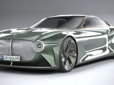 Bentley EXP 100 GT Concept 2019 3D model
