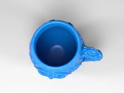 Celtic Viking Mug 2 3D print model