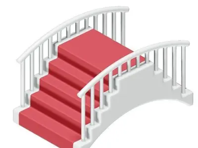 Toddler Bridge Toy 3D model