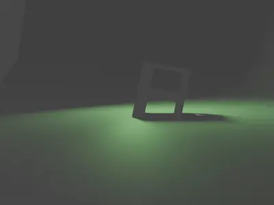 Glass Shader Small Dining Table 3D print model