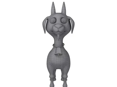 Cartoon Goat 3D model