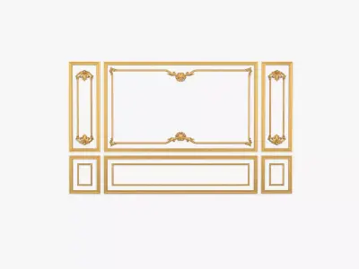 Classic decor ornament 114 3D model