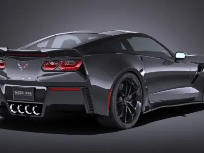 Chevrolet  Corvette Grand Sport 2017 3D model