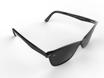 Sunglass Wayfarer Vincent Chase 3D model