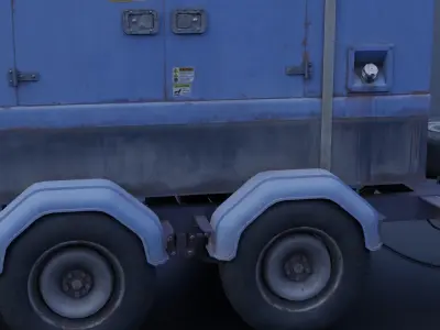 old-diesel-generator 3D model