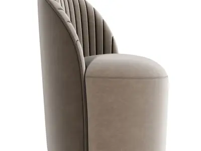 Cavoli Swivel Strip Dining Chair 3D model