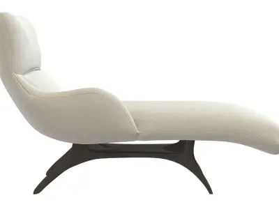  Holly Hunt Erica Chaise Lounge Vladimir Kagan 3D model