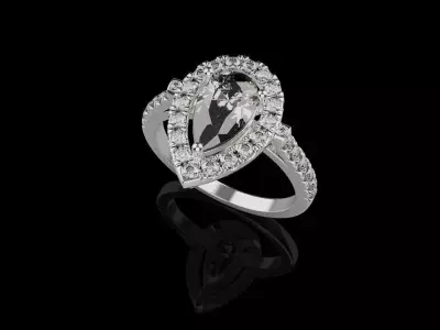 Women Rings 0044 3D print model