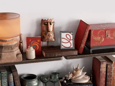 Decorative set 3D model 38