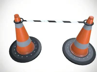 Safety Cone 3D model