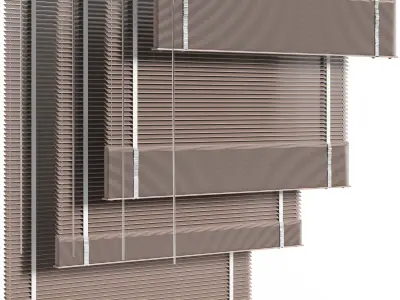 Wooden planks and vertical garden 06 3D model