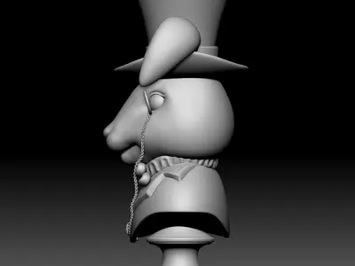 Rabbit - disney - deco - 020 3D print model
