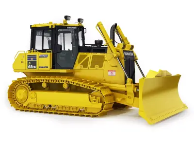 Komatsu D65PXi-18 Crawler Dozer 3D model