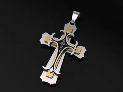 Cross Pendant  3D print model